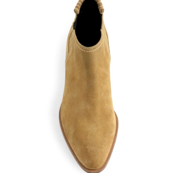 ALEXANDER WANG Kori Sahara Ankle Boots Size 9 Suede Tilt-Heel Booties - Picture 3 of 10